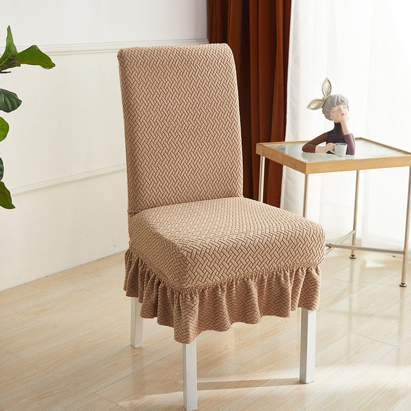 1/3/6 Stück Jacquard Esszimmerstuhlbezug Spandex Elastischer Stuhlhusse Bezug Stretch Stuhlbezüge für Hochzeit Bankett Esszimmer