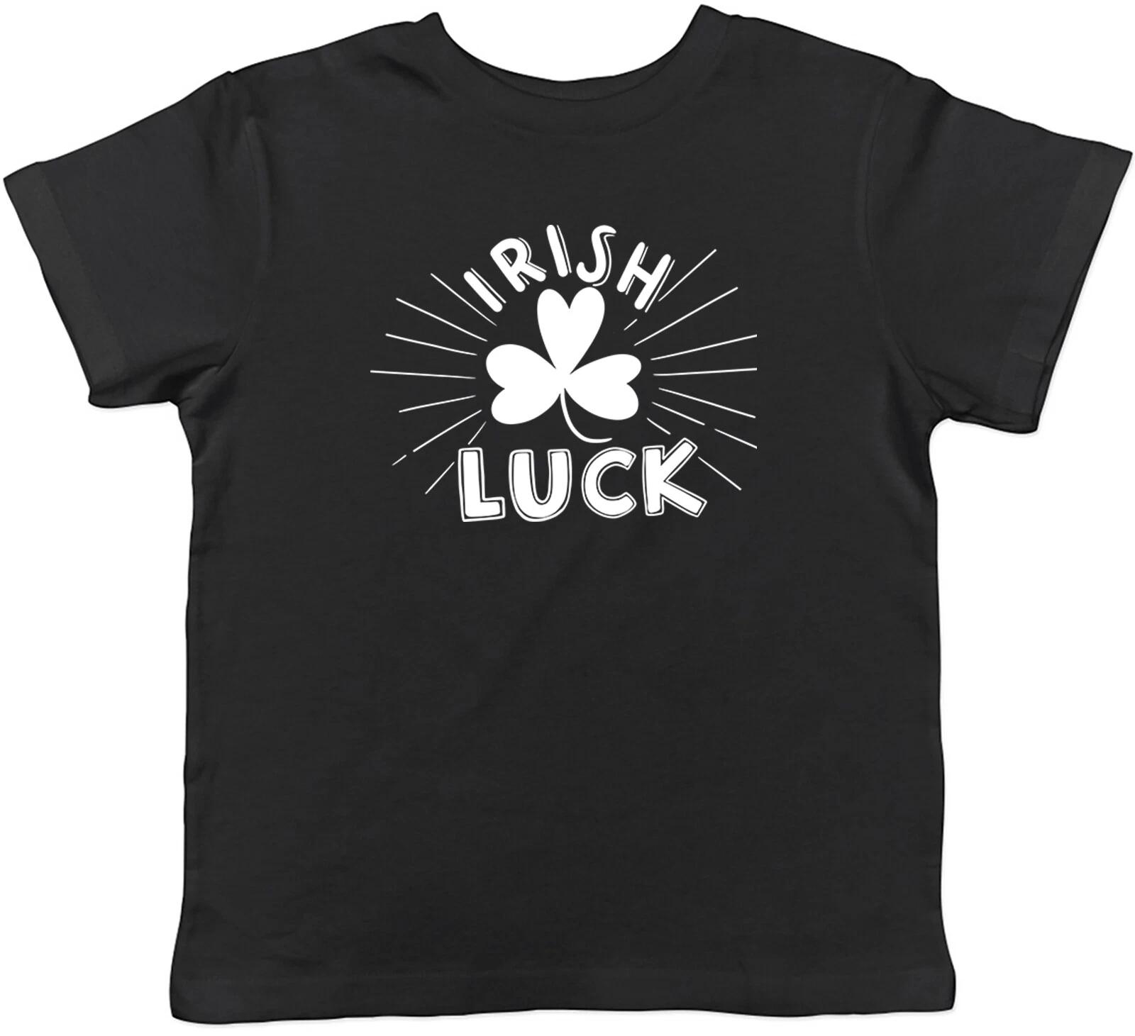 St Patrick s Day Kids T-Shirt Irish Luck Clover Shamrock Childrens Boy Girl Gift 100