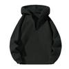 2025 Men's Heavyweight Fleece Hooded Sweatshirt: Autumn/Winter Half-Zip Casual Jacket