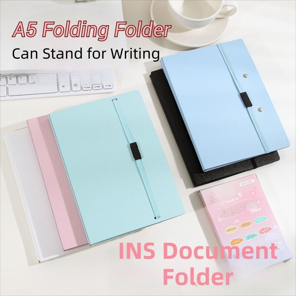 Waterproof A5 Folding Folder PP Material Multi-Functional Writing Board  for Offices