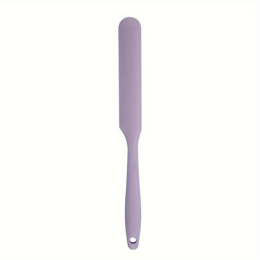 1pc Food Grade Silicone Cream Scraper Household All-in-one Long Cake Spatula Heat-resistant Kitchen Baking Tool