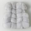 Finland imported fox hair vest women's back hair bread cubes round neck fur vest warm small young