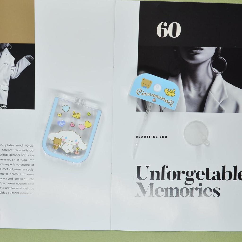 Kawaii White Dog Travel Cosmetic Bag & Plastic Spray Bottles, Large Cosmetic Pouch Makeup Bag with Zipper, Fabric Travel Toiletry Bag Makeup