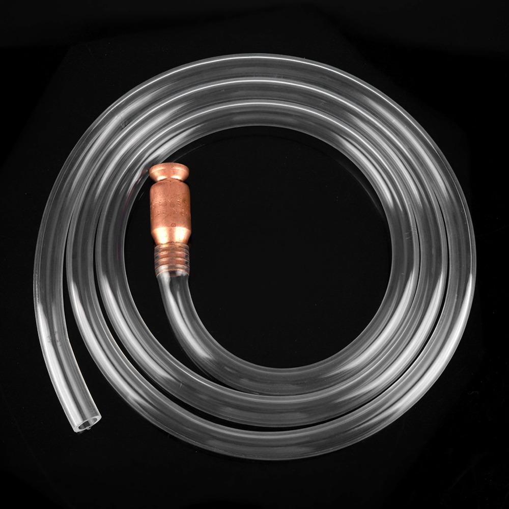 PVC + Brass 1.8M Anti-static PVC Siphon Hose Farm Machinery Oil Liquid Siphoning
