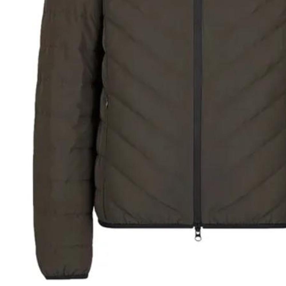Emporio Armani EA7 Stand Collar Logo Long Sleeve Down Jacket Men Outerwear Brown 8NPB06-PNE1Z-1866