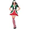 2023 Christmas New Green Christmas Elf Costume Party Role Play European and American Amazon