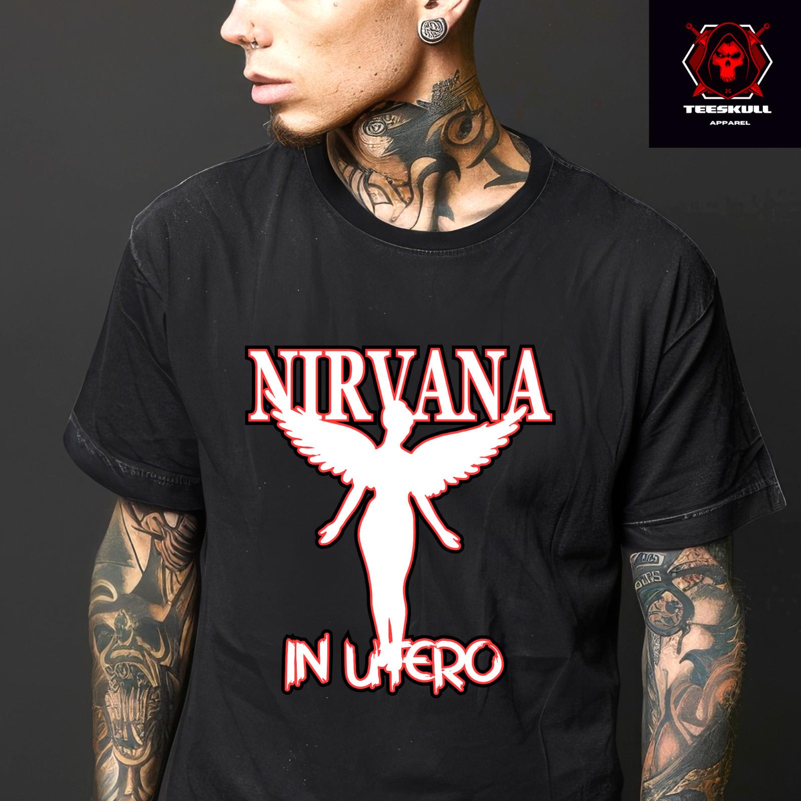 26 Nirvana In Utero Alternative Rock Band Unisex Heavy Cotton T-SHIRT S-3XL Unisex T-Shirt XXL