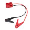 Car Battery Jumper Cable with Adapter Automotive Battery Booster Cable Replacement Emergency Jumper Cable Clamps 0.5m