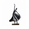 Abstrakte Tänzerin Skulptur Minimalistisches Design Ballerina Figur Elegantes Akzent Tanzendes Mädchen Statue