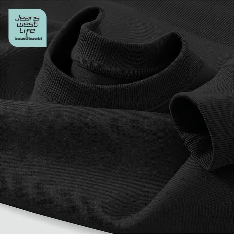 Jeanswest Men's Loose Fit Round Neck Sweatshirt