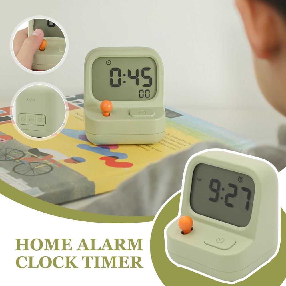 Cute Alarm Clocks Snooze Digital Clock Novelty Silent Table Clock Cartoon Shaped Alarm Clocks Silent Non Ticking Kids Desk Clock