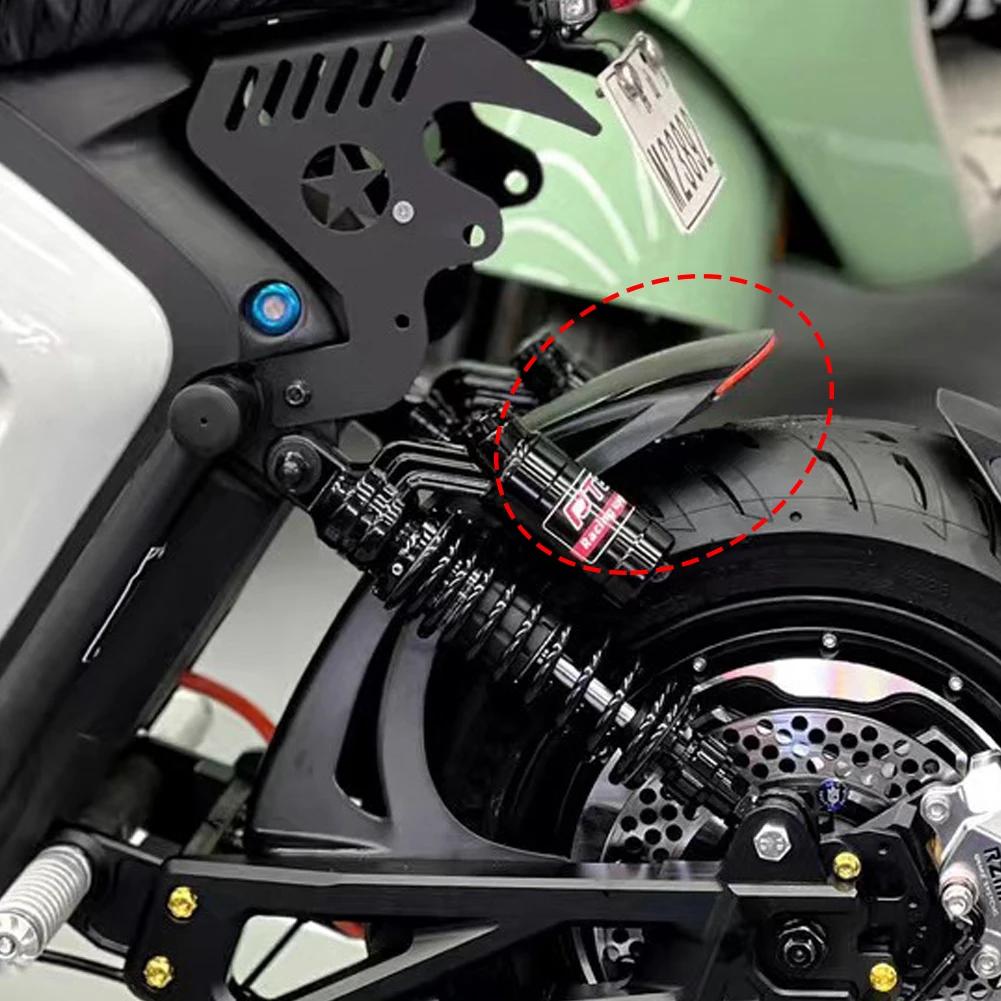 Motorcycle Front Fender Mudguard Extension Splash Pad Modified Accessory with Light for NIU UQI Ninebot SP1 Rear Splash Guard