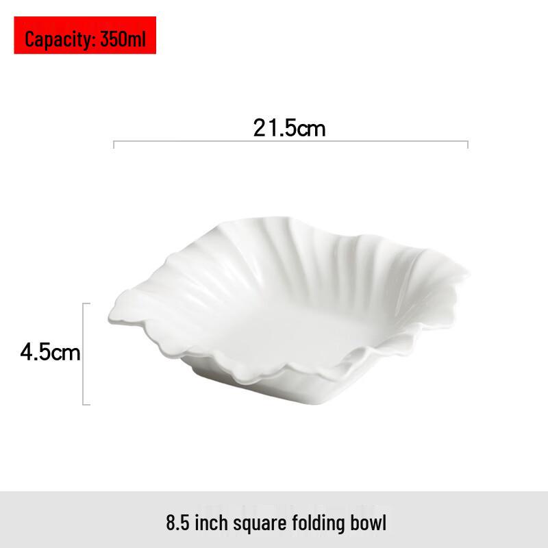 Nordic Irregular Ceramic Salad Plate