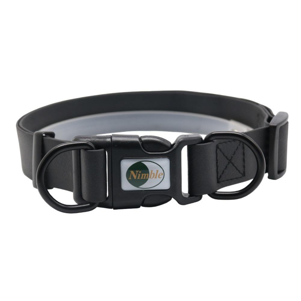 JanPet New High quality pet dog collar PVC waterproof Cat collar anti dirty easy to clean for Big small dogs puppy pet products