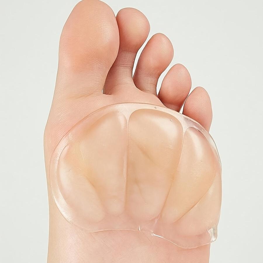 6pcs of Anti-wear Foot Pad for The Forefoot and Heel, - Universal Transparent Gel Insole, Comfortable Insole for Standing, Hiking, Dancing, Sports