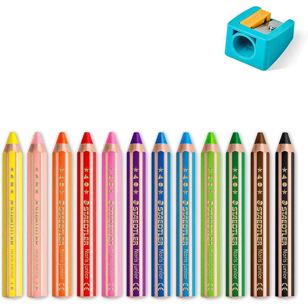 Staedtler Colored Pencils 12 Colors Norris Junior Water Color Pencils 140 C12