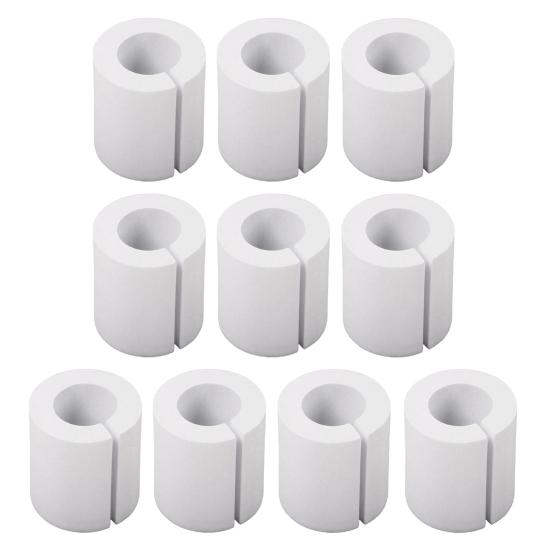 5/10Pcs Curtain Spacers EVA Foam Rollers 50/85mm White Curtain Shaper Uniform Spacing Rod Attachment Drapes Spacer for Home Office