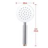 Gunmetal Hand Shower Round Head High Water Pressure Bathroom Portable Handheld Shower 304 Stain Steel Accessories