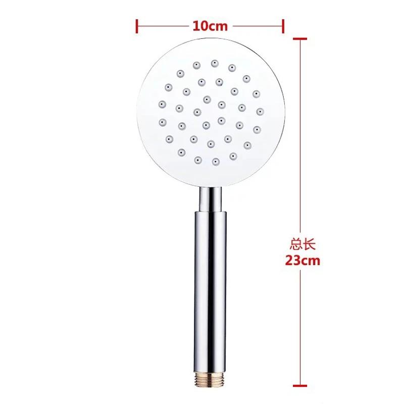 Gunmetal Hand Shower Round Head High Water Pressure Bathroom Portable Handheld Shower 304 Stain Steel Accessories