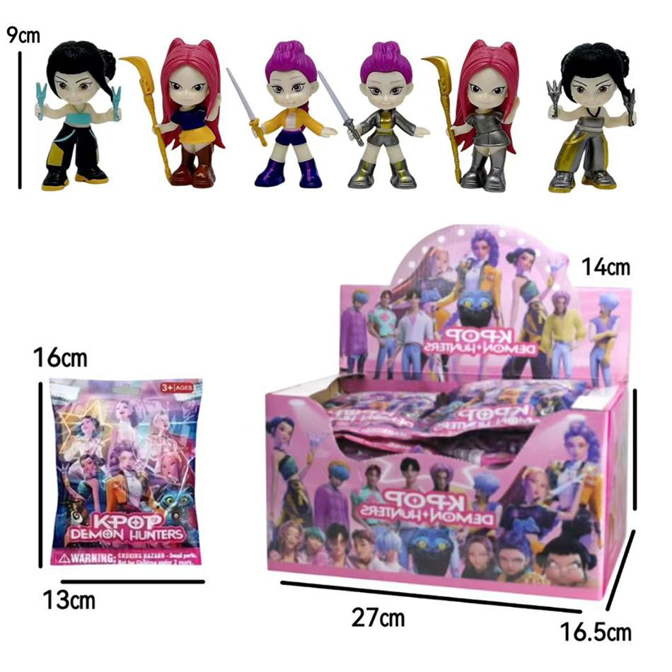 Kpop Demon Hunt blind box series Figure Model Toy Cartoon Gaming Peripherals Desk Decoration Halloween/Christmas for Kid Gifts