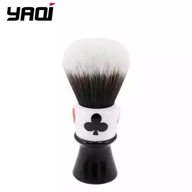 

Yaqi 26MM Casino Clubs Synthetic Hair Resin Handle For Mens Wet Shaving Brush Cleaning Face Fashion Portable Travel Brushes