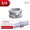 25Mm Aluminum Alloy Connector Elbow Tee Base Flat Three-Dimensional Fitting Connection Fastener Steel Tube Shelf Parts