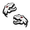 Bil metall Tyrannosaurus Rex Velociraptor Raptor Dinosaur Logo Bagasjerom Body Badge Emblem Dekaler Dyrestyling-klistremerke
