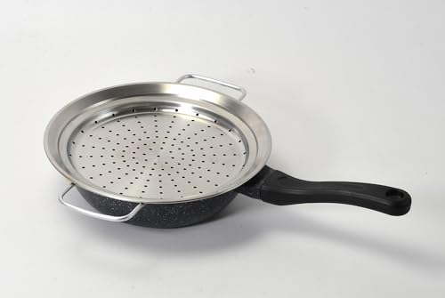 Pearl Metal Easy Steamer with Frying Pan, 24-26cm, HC-664