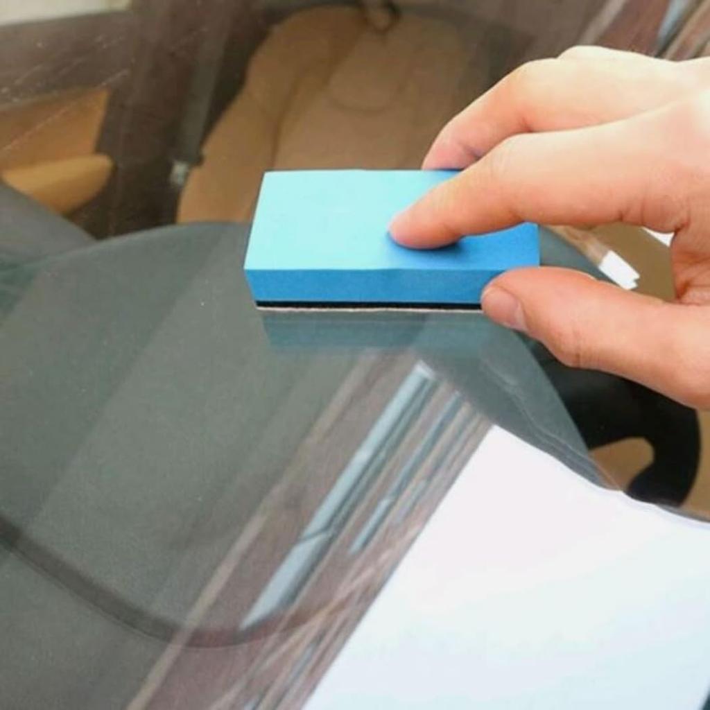 XSAJU Car Wash Sponge Set of 10, Coating, Compound Application,