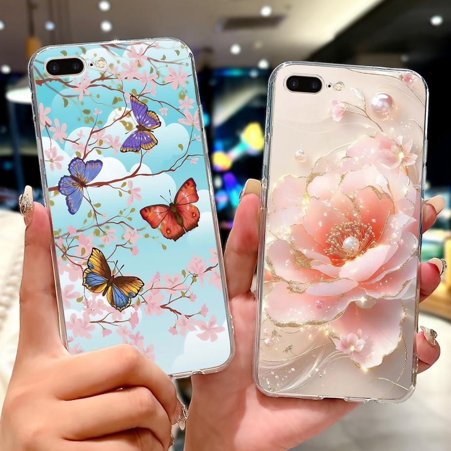 For Apple iPhone SE 2020 Case Popular Fashion Painted Cover 4.7'' Soft Silicone Phone Case For iPhone SE 2022 iPhoneSE 2020 Bags