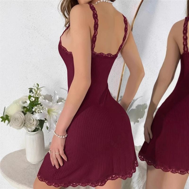 New Women's Home Wear Pure Lust Sexy Suspender Nightgown Summer Home Wear