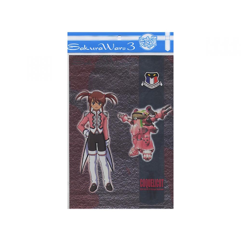 Other Co. Sakura Wars Coquelicot Etched Sticker