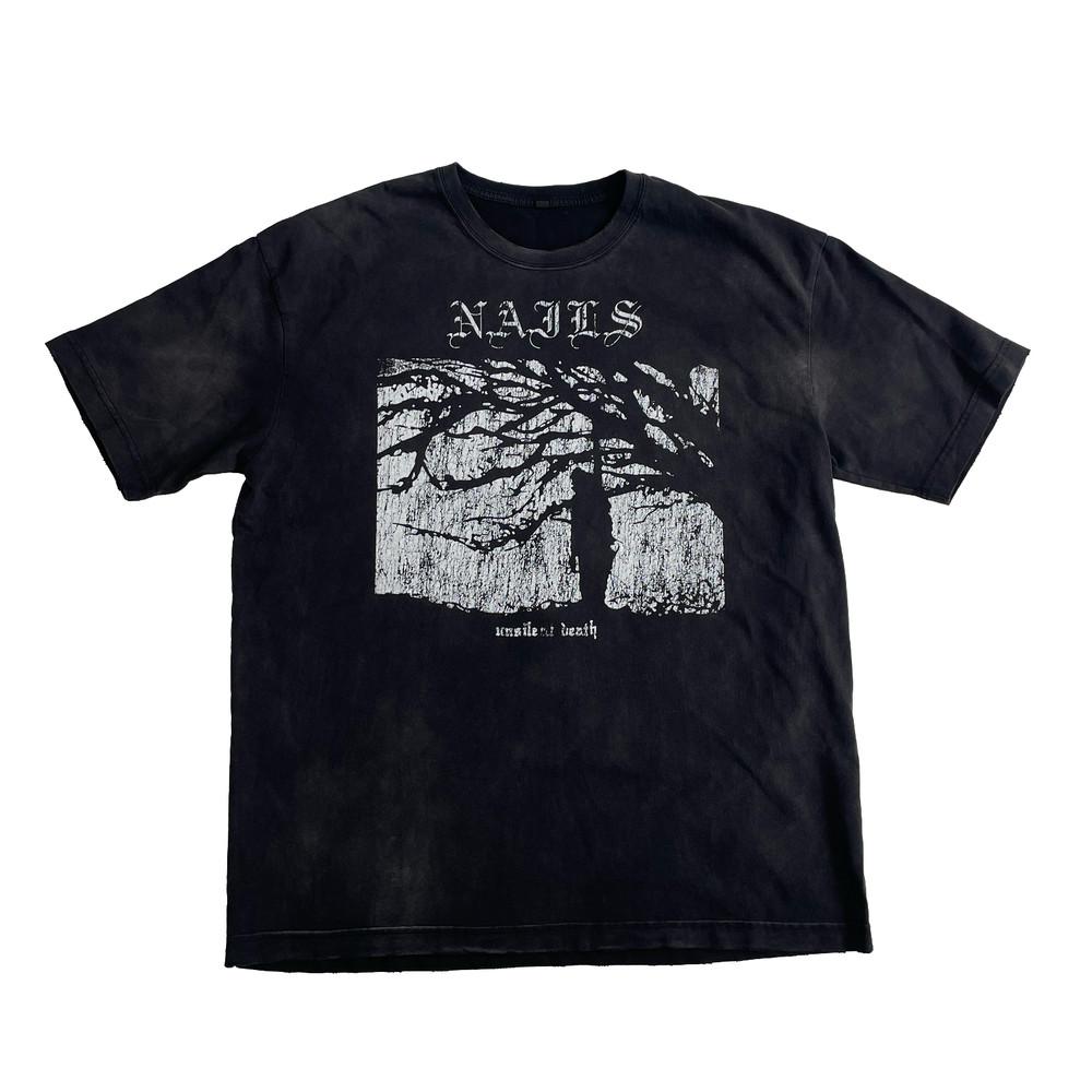 

Nails TShirt Grindcore Tee Vintage Style Shirt Crust Punk Death Metal Unisex T-Shirt S