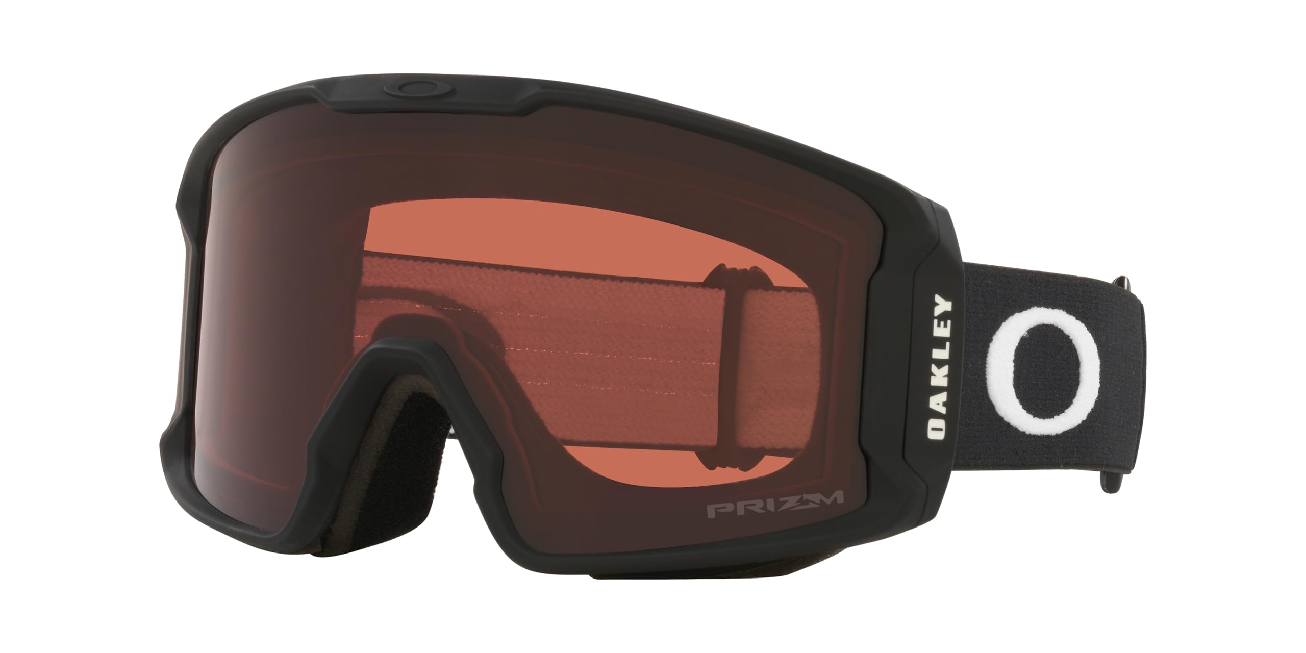 

Oakley LINE MINER M Matte Garnet Free Size Goggles, Black/Prizm Lens,