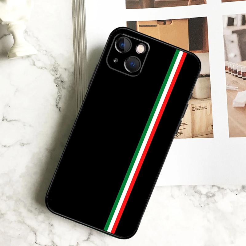 

Italian Italy Flag Phone Case For iPhone 17 16 15 14 13 11 12 Pro Max Plus 12 13 Mini 16e 17 Air Cover Coque iPhone 12