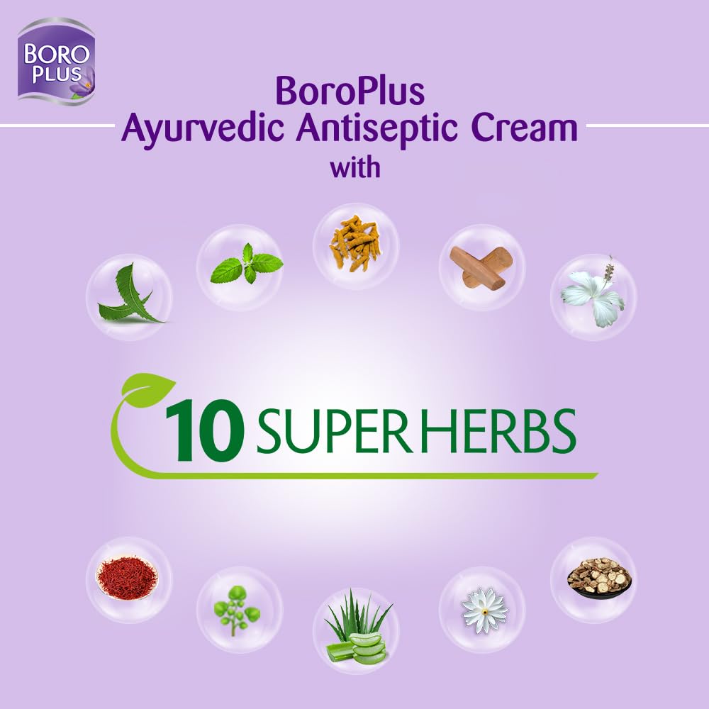 Boroplus Antiseptic Cream 80 Ml Pack Of 2 Ayurvedic Ointment For Normal Skin Soft Moisturising Daily Protection For Cuts Scratches And Burns