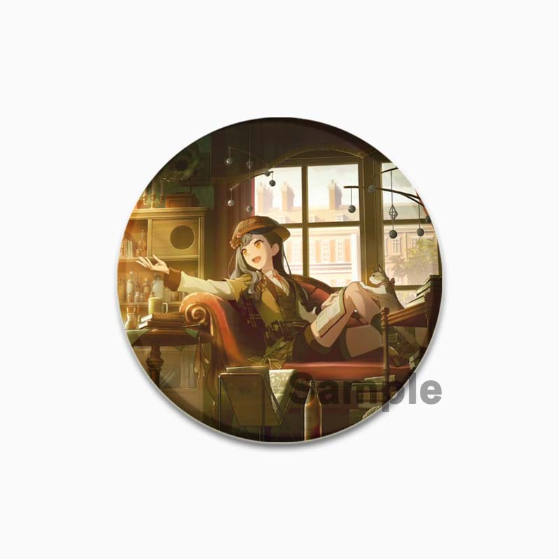 32/44/58 mm Project SEKAI Pin na batohy Kulaté plastové brože Kreativní kreslené postavičky odznak dárky