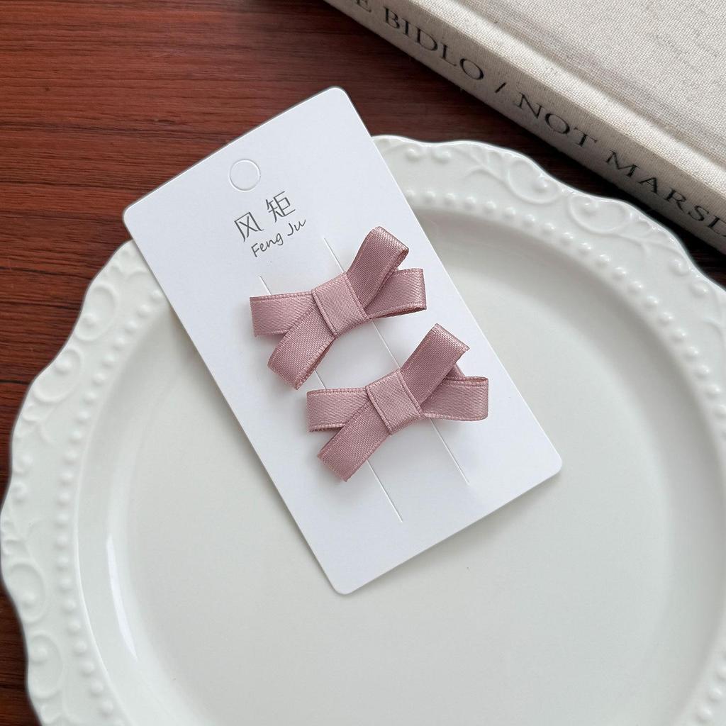 Handmade Korean-Style Cute Small Bow Hair Clip for Children