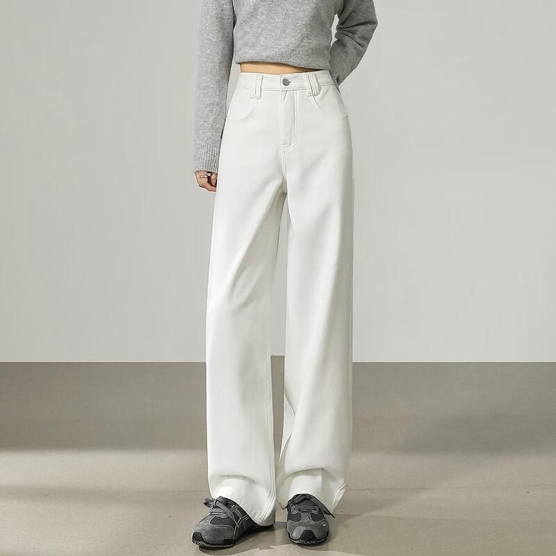 

TonLion Women s Loose Straight-Leg Non-Stretch Denim Jeans 25