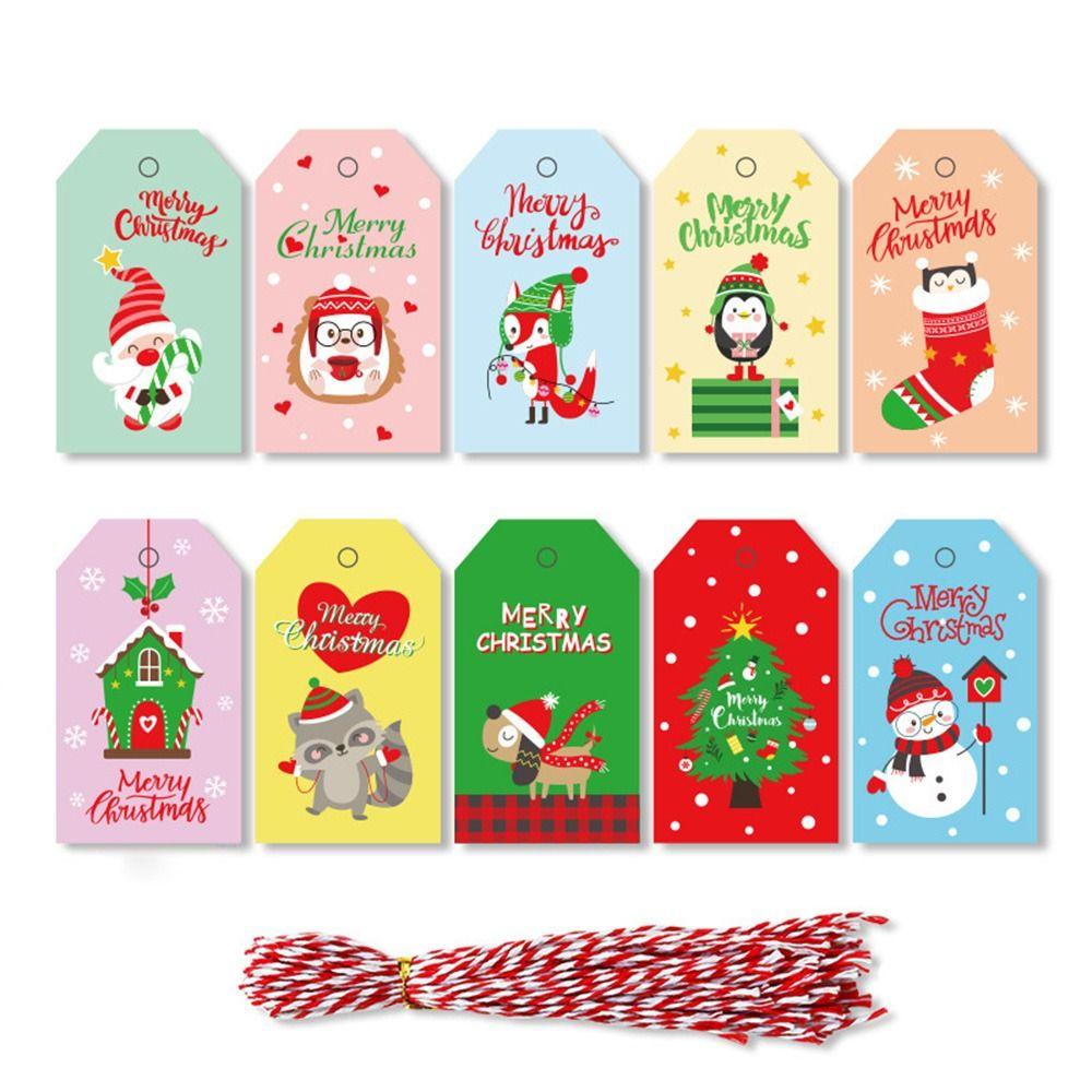 Label DIY Crafts For Home Xmas Christmas Decorations Gift Decor Tags Wrapping Cards Thank You Label