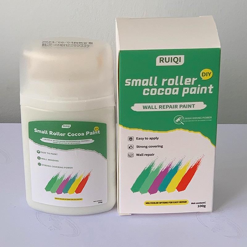 Odorless Latex Paint Roller Brush Kit for Easy Wall Repair and Recoloring