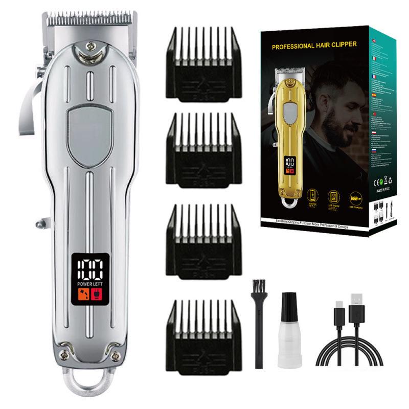 Rechargeable Electric Hair Clipper: Universal Trimmer for Family & Bald Heads