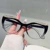 Stylish Cat Eye Optical Frames Women New Multi-color Rim Blue Light Blocking Glasses Trendy Fashion Patchwork Sun Glasses