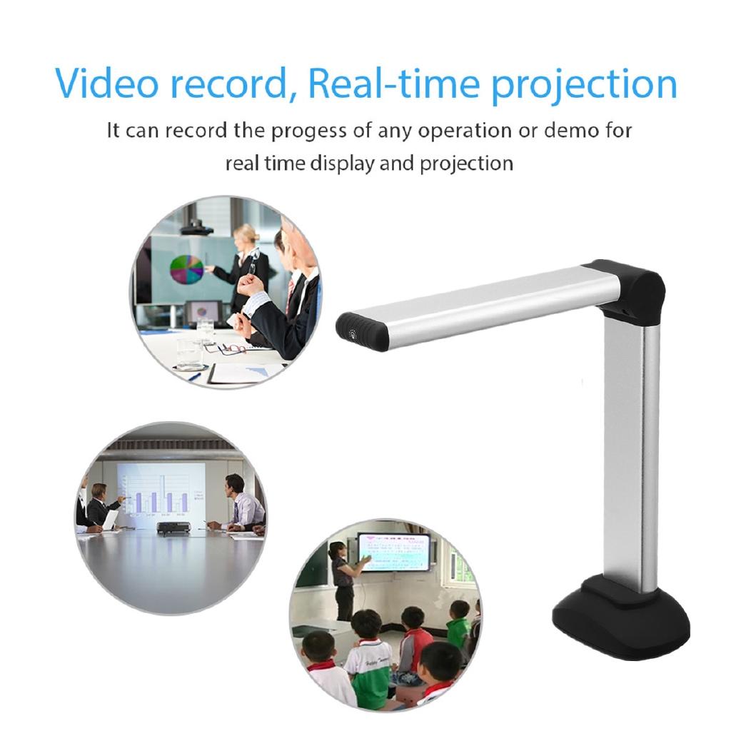 A4 Document Camera Scanner With 8.0MP Camera Portable High Speed USB Book Image School Office Library Bank HD