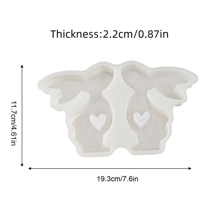 Silicone Bunny Mould Silicone Mold Art Crafts Tools Non-stick Handmade Soap Moulds Creative Silicone Mold Art Crafts Tools For