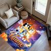 Christmas Pals Celebration Customized Name Floor Rug Office Rug Design for Game Room Balcony Entryway Outdoor Antislip Carpet Decorate Offices
