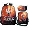 Hollow Knight 2 Silksong Rucsac Adolescenți Hornet Magnet de Frigider Rucsac Geantă de Umăr Toc de Creioane Rucsacuri Școlare