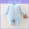 Baby Winter Cotton Romper With Thick Insulation For Newborns And Infants