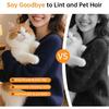 2PCS Pet Hair Removal Glove for Cats & Dogs Five-Finger Electrostatic Magic Brush Pet Hair Remover Glove for Clothing, Couch, Carpet, Furniture, Car