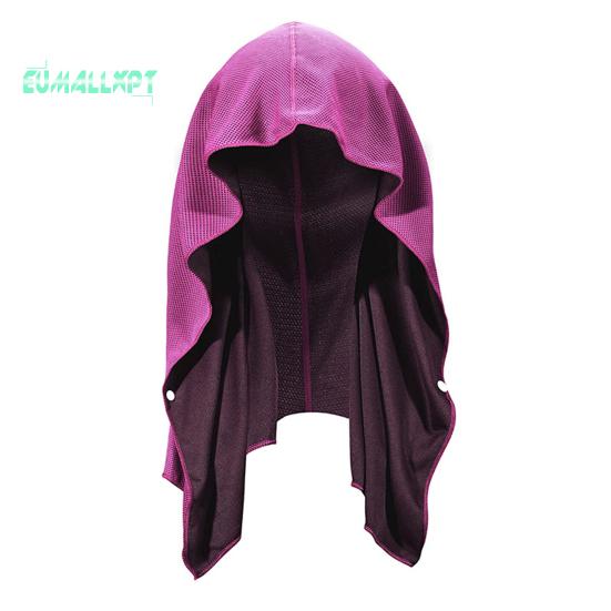 

Охлаждающее полотенце с капюшоном, впитывающее пот, очень мягкое, защита от солнца, быстросохнущее полотенце для пота, накидка на шею, спортивные принадлежности розы красного